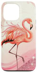 Coque pour iPhone 13 Pro Max Flamant rose mignon pour femmes filles flamants roses oiseaux