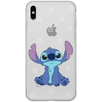 ERT GROUP Coque de téléphone Portable pour Apple Iphone X/XS Original et sous Licence Officielle Disney Motif Stitch 006 Parfaitement adapté à la Forme du téléphone Portable, partiel imprimé