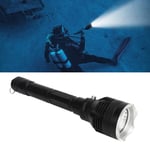 Scuba dyklampa 8000LM LED IPX8 Vattentät dyklampa ficklampa med 3 belysningslägen för undervattensaktiviteter