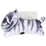 (Type 4)Tissue Box 3D Cat Dog Shaped Car Cartoon Hanging Tissue Box Holder SG