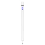 Stylet Tactile Touch Control Pen Pour iPad / iPhone / tablette Android Stylet Capacitance Stylet Grip (Blanc)