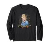 Dolly Parton Denim Smile Long Sleeve T-Shirt