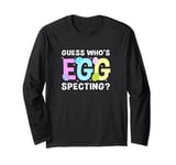 Gender Reveal Easter Egg Guess Who's Egg Specting Long Sleeve T-Shirt