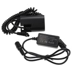 1x USB Mains Power Adapter for Canon EOS 7D Mark II 7D 80D 2 m