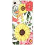 Coque pour Iphone 7 8 et SE fleur tournesol