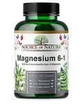 Source of Nature® | 6-in-1 Magnesium 210mg | 6 Bioactive Types of Magnesium | 180 Capsules | 3-Month Supply | High Dose | Magnesium Aspartate, Malate, Taurate, Bisglycinate, Citrate and -Oxide