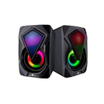 2x Gaming Högtalare - RGB