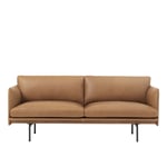 Muuto - Outline Sofa 2-seater, Remix 163 - Soffor - Anderssen & Voll - Grå