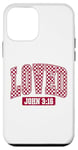 Coque pour iPhone 12 mini Tu es aimé (Jean 3:16) car Dieu a tant aimé le monde, Saint-Valentin