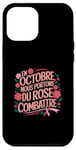 Coque pour iPhone 15 Pro Max Ruban Rose Combattre Le Cancer Du Sein Octobre Rose