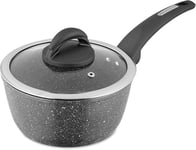 Tower T81217 Cerastone Forged Saucepan with Non-Stick Coating and Soft Touch Ha