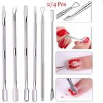 Manicure Triangle Rod Cuticle Pusher Dead Skin Remover Nail Polish Clean Stick