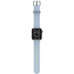 OtterBox All Day Watch Band for Apple Watch Series 10/9/8/7/6/SE 2nd gen/SE 1st gen/5/4-40mm/41mm/42mm, Replacement Durable Soft Touch Silicone Strap for Apple Watch, Blue/Green