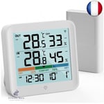 VOCOO thermometre interieur exterieur sans Fil hygromètre numérique LCD de T