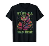 Disney Alice In Wonderland Cheshire Cat Neon All Mad Here T-Shirt