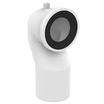 Ideal Standard Pipe Coude de Raccordement pour WC Toilettes Evacuation Sortie Verticale Distance 175-205 MM Blanc J324867