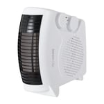 Résistance Chauffage + Ventilateur 500W Blanc