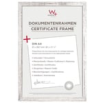 walther design Cadre photo walther design argent 21 x 29,7 cm (DIN A4) Cadre de document Peppers Cadre en bois BP130S