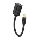 UGREEN OTG-adapter USB-A (hunn) til USB-C (hann) - Svart