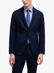 BOSS Wool Blend Suit Jacket, Dark Blue