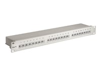 Goobay - Patch-Panel - Cat 6 - Stp - Rj-45 X 24 - Grå - 1U - 19"