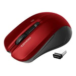 Promate Ergonomic Wireless Mouse With Ambidextrous Design.