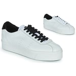 Baskets basses Superga  WHITE BLACK