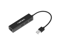 Natec Dragonfly, Usb 2.0, Svart, Rj-45, Usb 2.0, Usb, Windows 10, Windows 7, Windows 8, Windows Xp, Mac Os 9.2, Mac Os X 10.0 Cheetah, Mac Os X 10.1 Puma, Mac Os X 10.10 Yosemite, Mac Os X 10.11 El...