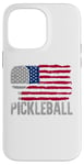 iPhone 14 Pro Max Pickleball American Flag July 4 Independence Day Case