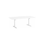 Sans Marque - Table de réunion assis-debout à réglage électrique l 200 x p 100 cm - Nivo - Maxiburo