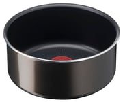 Tefal Ingenio Casserole 16 cm, 1,5 L, Non induction, Revêtement antiadhésif, Empilable, Compatible lave-vaisselle, Easy Plus L1502802, Noir, Argenté