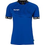 Kempa Femme Wave 26 Women Tee Shirt De Sport À Manches Courtes Vetement Fonctionnel Handball Gym Jogging Running Maillot, Bleu Roi/Bleu Marine, M EU