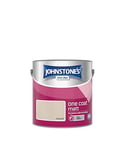 Johnstone's One Coat Matt Emulsion Paint - Seashell 2.5L