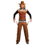 Boland - Costume Cowboy pour hommes, 3 pièces, costume de carnaval pour une fête à thème, Halloween ou le carnaval, Far West