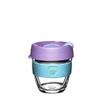 KeepCup Brew, Reusable Coffee Cup - Tempered Glass and Splashproof Sipper, S 8oz/227ml - Moonlight