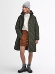 Barbour Bearnie Puffer Jacket, Olive/Ancient