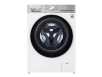 LG F2WV9S8P2E - Tvättmaskin - Wi-Fi - bredd: 60 cm - djup: 53.5 cm - höjd: 85 cm - frontmatad - 58 liter - 8.5 kg - 1200 rpm - vit med svart dörr