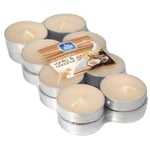 Pan Aroma Vanilla and Coconut Colour Tea Light Candles 16 Pack