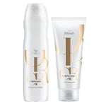 Lot Hydratante Pour Cheveux WELLA Kit Oil Reflections shampoo + conditioner
