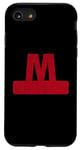 Coque pour iPhone SE (2020) / 7 / 8 Logo du train du métro de Copenhague, effet usé vintage