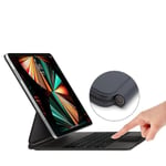 Magiskt smart tangentbord lämplig för Ipad Pro 11''(3:e, 2:a, 1:a generationen)/air 10.95''(5:e, 4:e generationen) black