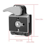 Aluminum Alloy Quick Release Clamp Adapter Plate For DSLR Camera Tripod Ball Hot