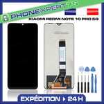 ECRAN LCD + VITRE TACTILE POUR XIAOMI REDMI NOTE 10 PRO NOIR 5G + OUTILS