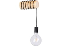 Spotlight Vegglampe Spotlight Trabo Kort Brun Vegglampe Laget Av Tre 6834150