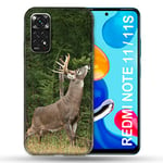 Coque pour Xiaomi Redmi Note 11 / 11S Chasse Cerf