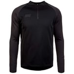 Nike M NK Dry SQD DRIL Top 19 T-Shirt à Manches Longues Homme, Black/Black/Black, FR : S (Taille Fabricant : S)