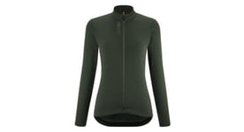 Maillot manches longues femme mavic aksium thermo vert