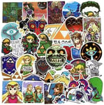 BARISC 50pcs The Legend of Zelda Stickers for Kids Boys Teens,Vinyl Gaming Stic