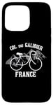 Coque pour iPhone 15 Pro Max Biking Col du Galibier France graphique