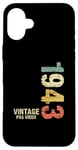 Coque pour iPhone 16 Plus 82ème Anniversaire 82 Ans Rétro Vintage Millésime 1943